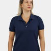 Camisa Polo Feminina Azul marinho