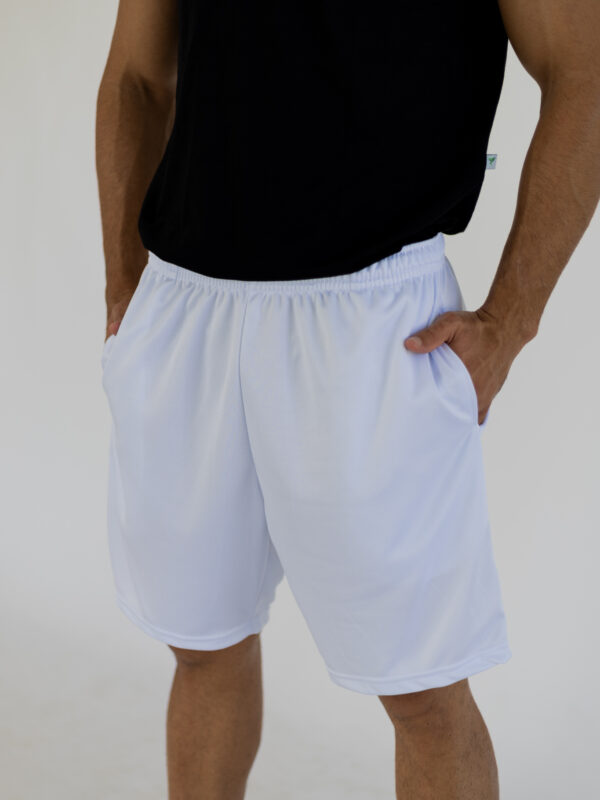 Short Masculino com bolsos Branco