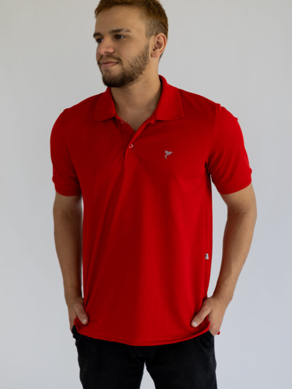 Camisa Polo Vermelha Masculina