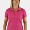 Camisa Polo Feminina Rosa pink